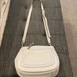 Marc Jacobs grey crossbody saddle bag
